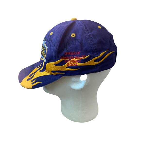 1.  Baseball Cap Thunder Valley Club Bristol Raceway Gold Flames - Picture 4 of 6